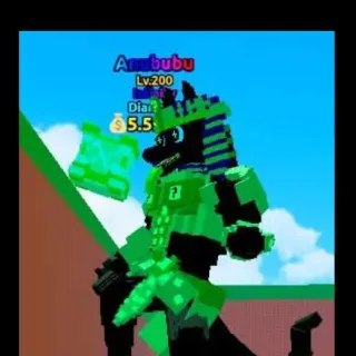 5X DIAMOND ANUBUBU 5M+/S I ESCAPE TSUNAMI FOR BRAINROT LEVEL 200