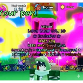 EXCLUSIVE COLOSSAL LAVA BEAR I CATCH AND TAME