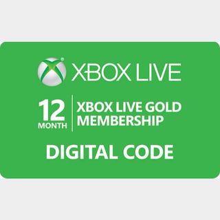 xbox live 12 month instant code