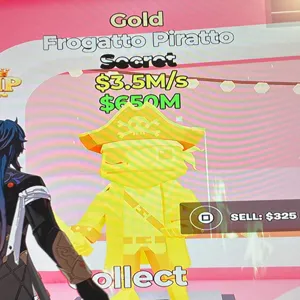 Gold Frogatto Piratto