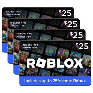 $25.00 Roblox eGift Card [Plus Exclusive Virtual Item]
