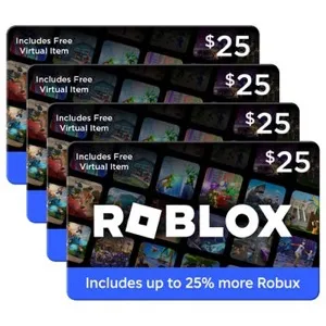 $25.00 Roblox eGift Card [Plus Exclusive Virtual Item]