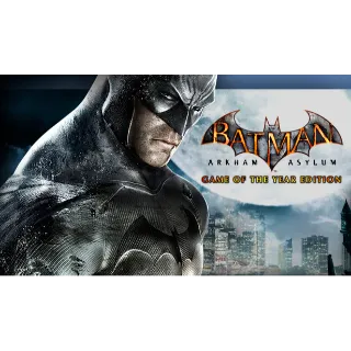 BATMAN: Arkham Asylum GOTY Edition Steam Key - Region Free