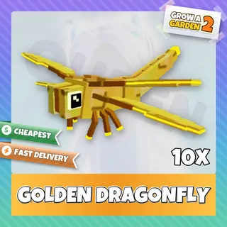 10x Golden Dragonfly