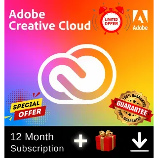 Adobe Creative Cloud 12 Months