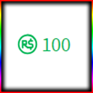 Bundle  Roblox 100 Robux - Itens de Jogos - Gameflip