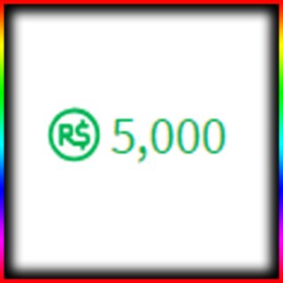 Bundle Roblox 5000 Robux In Game Items Gameflip