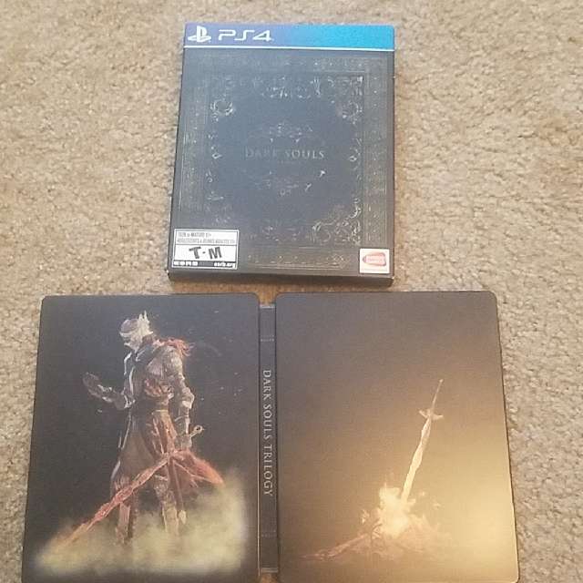 Dark Souls Trilogy Steelbook Only Ps4 Games Like New Gameflip - dark souls roblox avatar