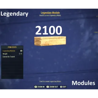 2100 Legendary Modules