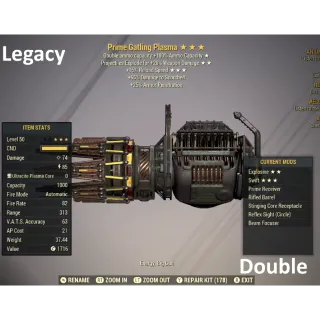 3 ★ | Double Explosive 15r Gatling Plasma | Rare