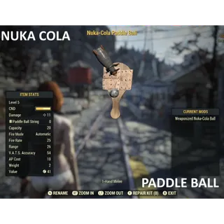 Rare | Nuka-Cola Paddle Ball | Nuka Cola