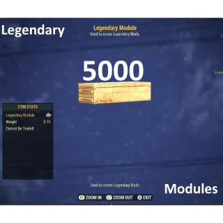 5000 Legendary Modules