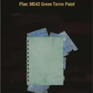 MG42 Green Terror Paint