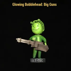 Glowing Big Guns Bobble