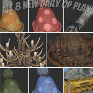 ALL 8 NEW Daily Op Plans