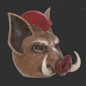 NEW Fasnacht Pig Mask