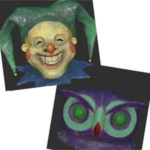 2 Glowing Fasnacht Set