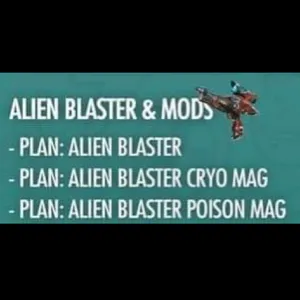 Alien Blaster & Mods Set