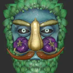 Glowing Veggie Man Mask