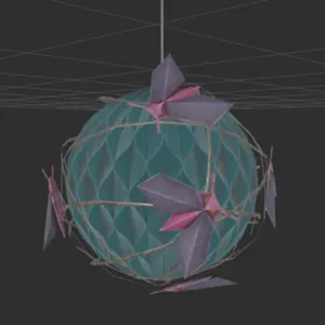 Honeycomb Mothman Globe