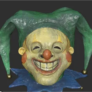 Glowing Buffoon Mask