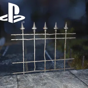 Crooked Metal Fence