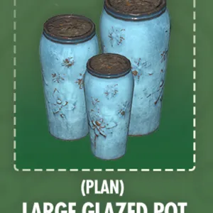 Large Glazed Pot