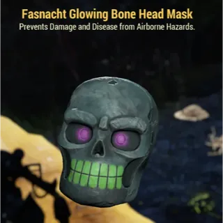 Glowing Bone Head Mask