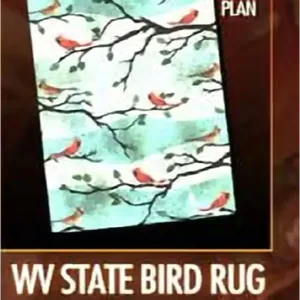 WV State Bird Rug