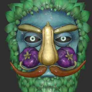 Glowing Veggie Man Mask