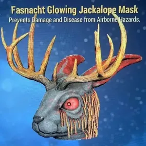 Glowing Jackalope Mask