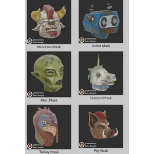NEW All 6 Fasnacht masks