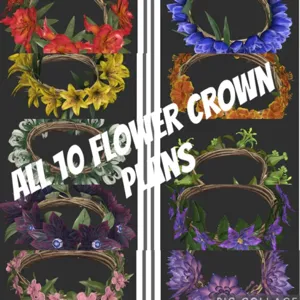 x10 Flower Crown Plans
