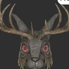 Jackalope Mask