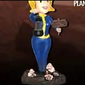 Small Vault Girl Statue
