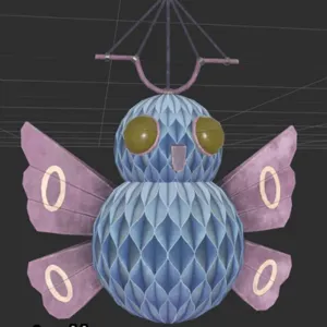 Honeycomb Blue Mothman