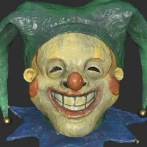 Glowing Buffoon Mask