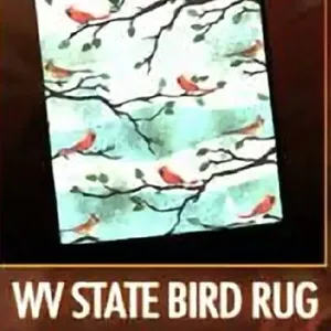 WV State Bird Rug