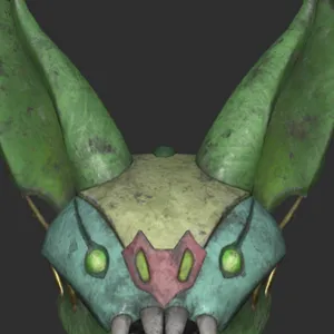 Glowing Scorchbeast Mask