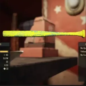 Yellow Baseball Bat