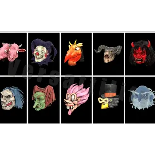 10 Fasnacht Mask Bundle