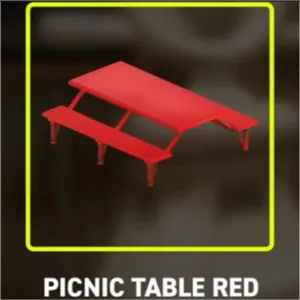 Plan | Picnic Table Red