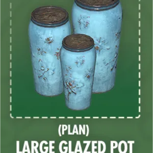 Large Glazed Pot