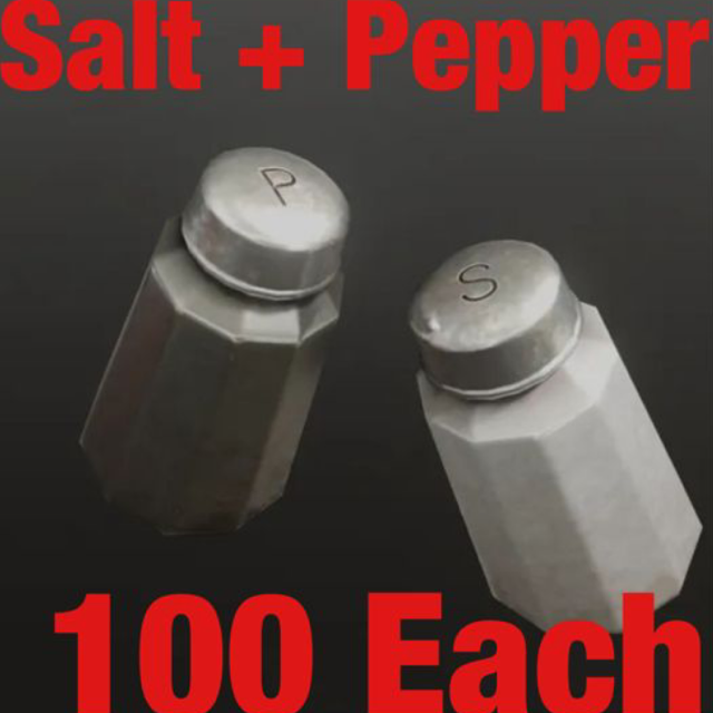 Aid x100 Salt and Pepper Game Items Gameflip