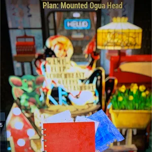 Plan | Mounted Ogua Head