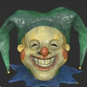 Glowing Buffoon Mask