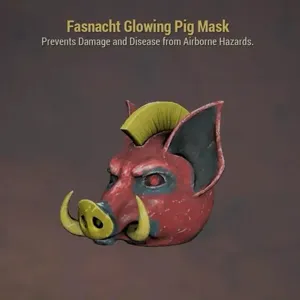 Glowing Pig Mask
