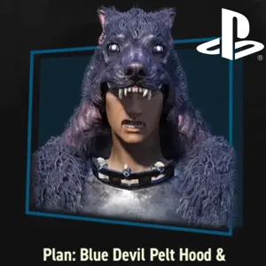Blue Devil Pelt Hood