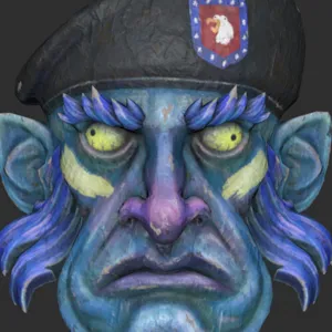 Glowing Captain Mask