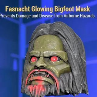 Glowing Bigfoot Mask